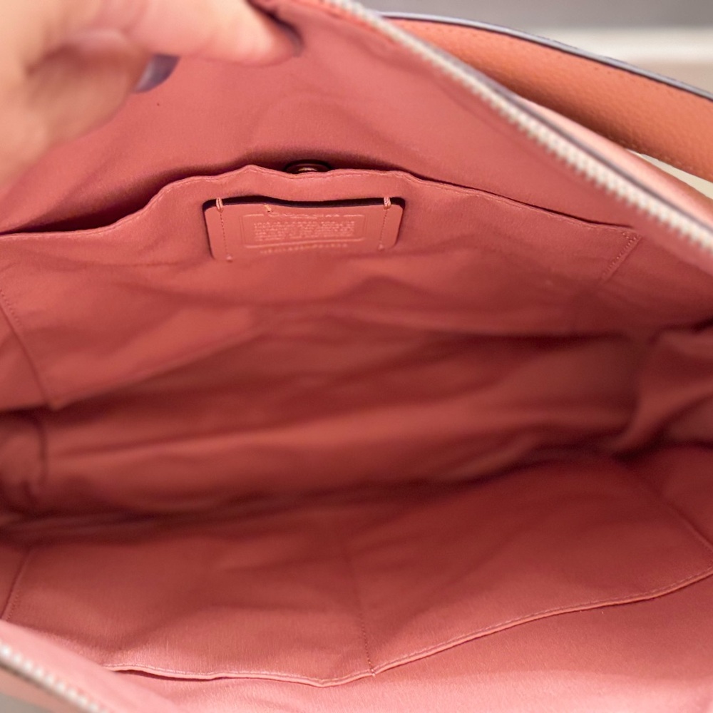 Coach Elle Hobo Bag in Petal Pink Pebble Leather - NWT - Picture 12 of 16